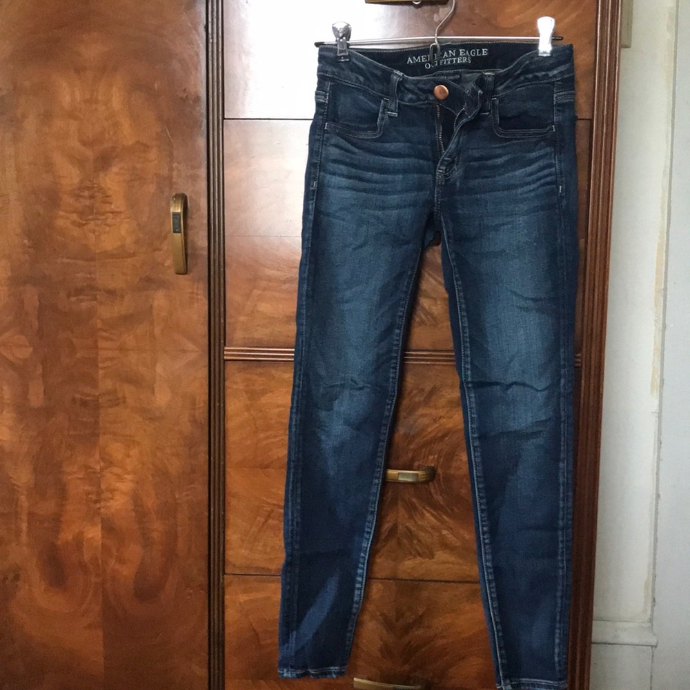 Dark tight jeans